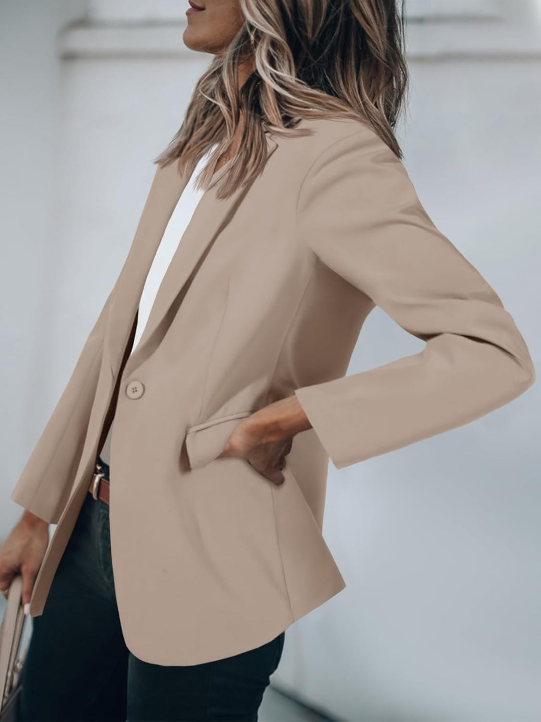 Women's Tailored Blazer with Notch Lapel | Single-Breasted