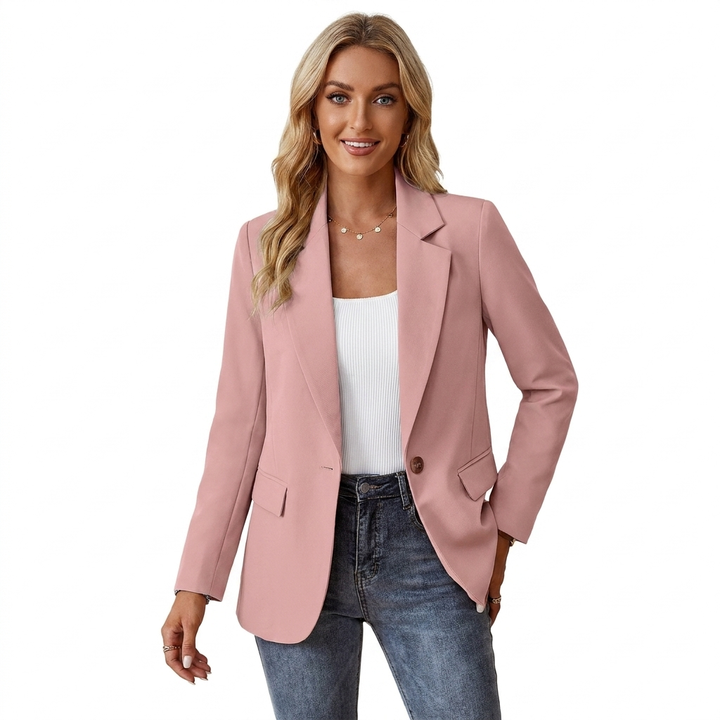 Women's Tailored Blazer with Notch Lapel | Single-Breasted