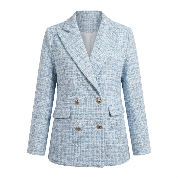 Women's Tailored Blazer with Peak Lapel & Pockets | Workwear