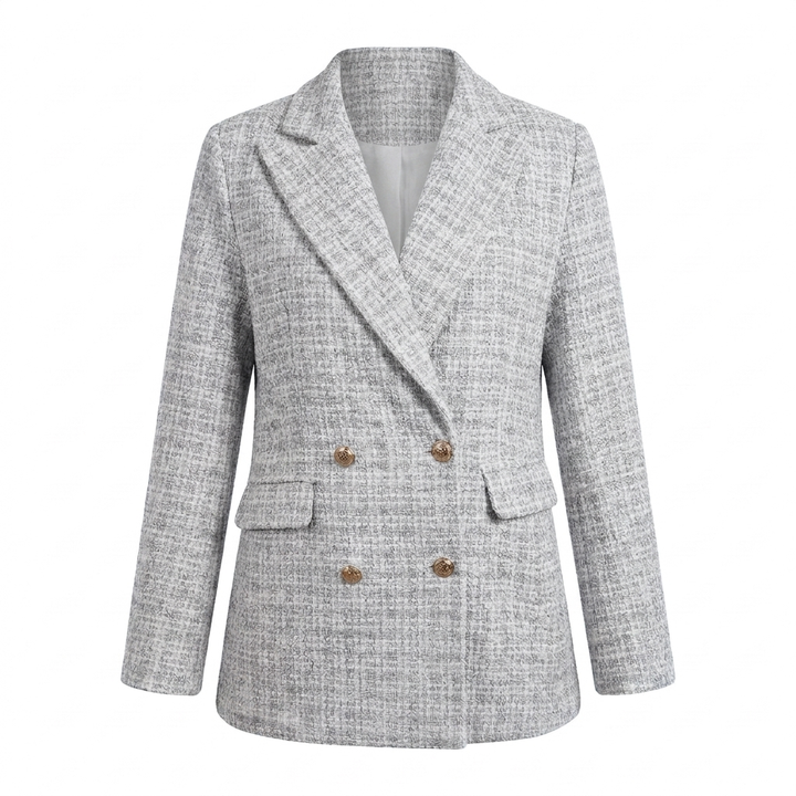 Women's Tailored Blazer with Peak Lapel & Pockets | Workwear