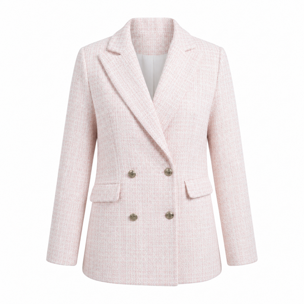 Women's Tailored Blazer with Peak Lapel & Pockets | Workwear
