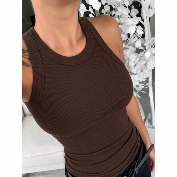 Women's Tank Top with Crew Neck | Casual