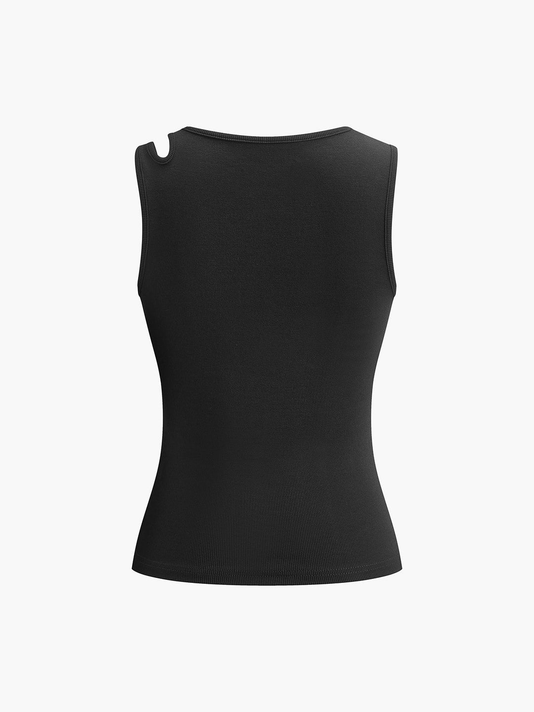 Women's Tank Top with Cutout Detail | Ribbed