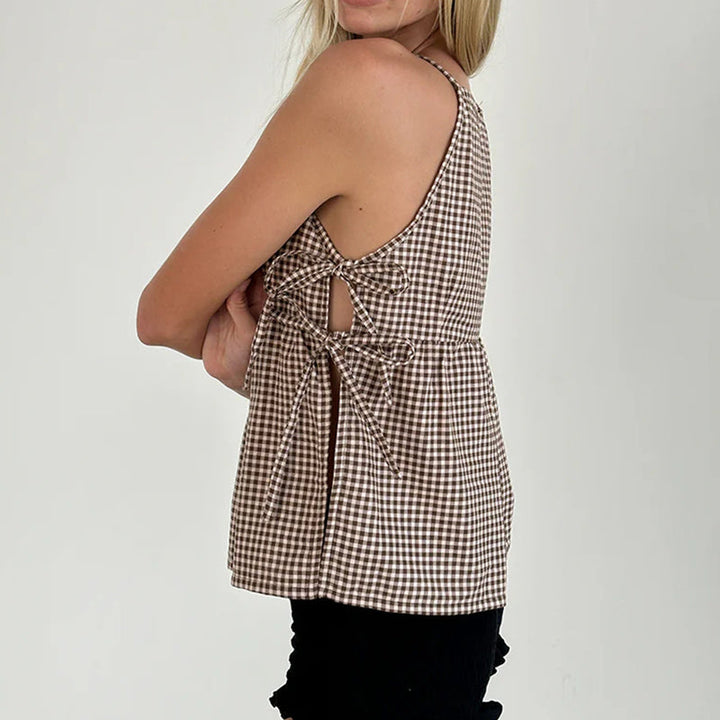 Women’s Tank Top with Side Ties | Casual