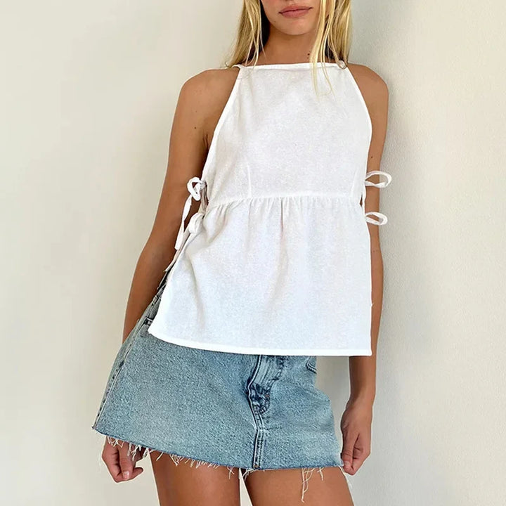 Women’s Tank Top with Side Ties | Casual