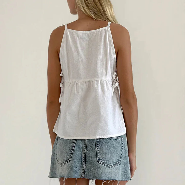 Women’s Tank Top with Side Ties | Casual