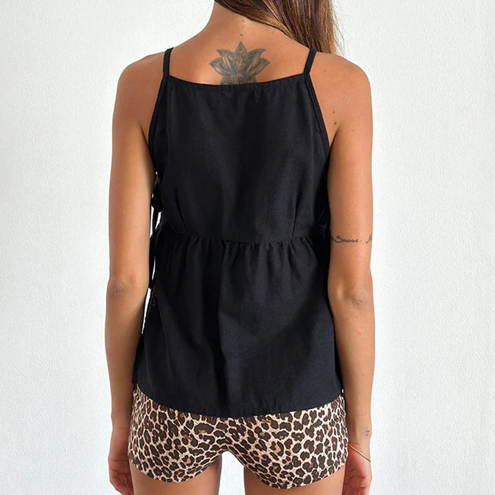 Women’s Tank Top with Side Ties | Casual