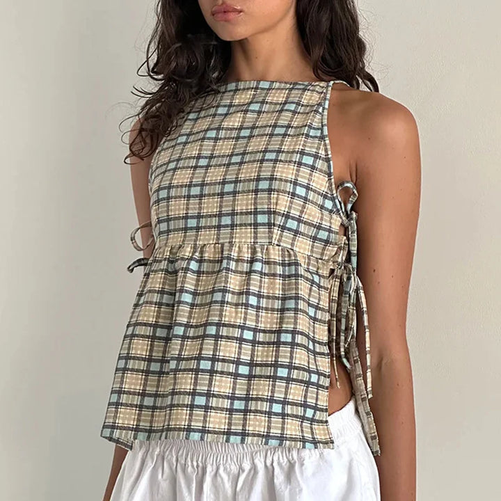 Women’s Tank Top with Side Ties | Casual