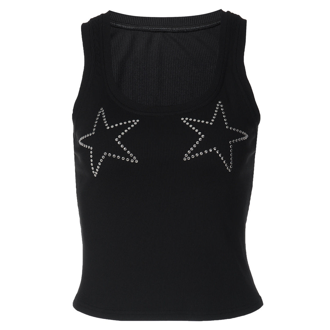 Women's Tank Top with Star Print | Racerback