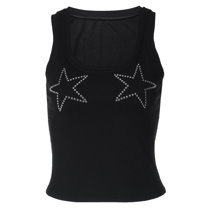 Women's Tank Top with Star Print | Racerback