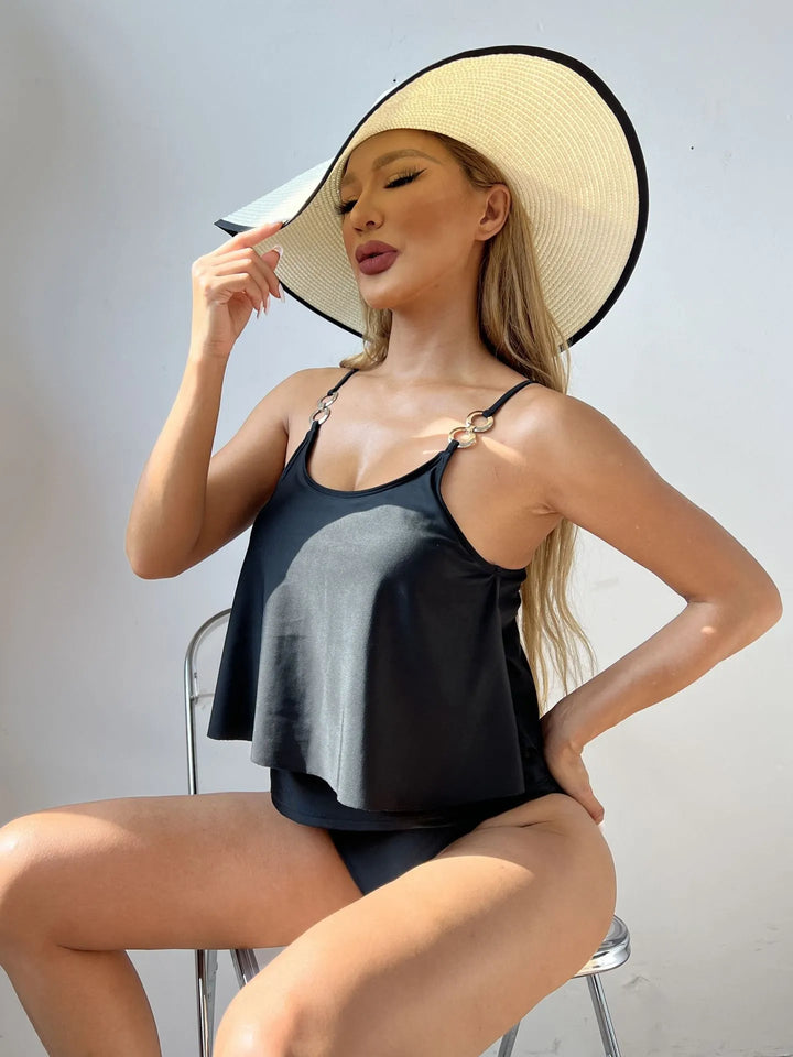 Women's Tankini Scoop Neck Swing | Flowy Top