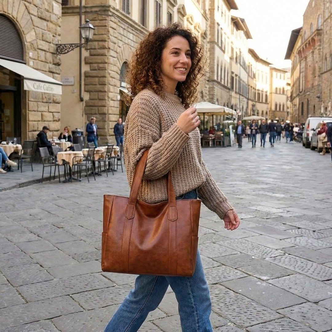 Women's Tote Bag for Everyday | Side Pocket