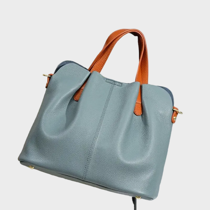 Women's Tote Bag with Contrast Handles | Work