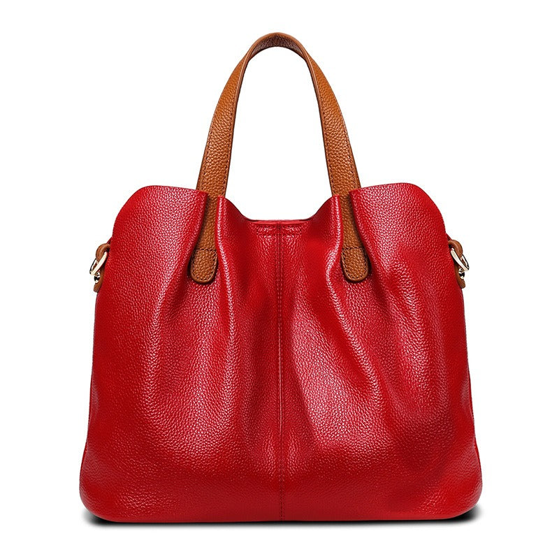 Women's Tote Bag with Contrast Handles | Work