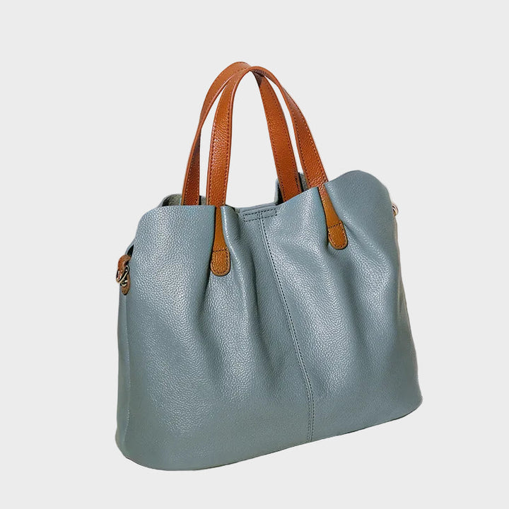 Women's Tote Bag with Contrast Handles | Work