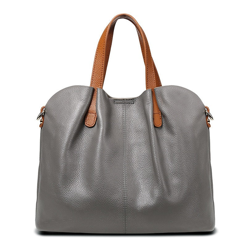 Women's Tote Bag with Contrast Handles | Work