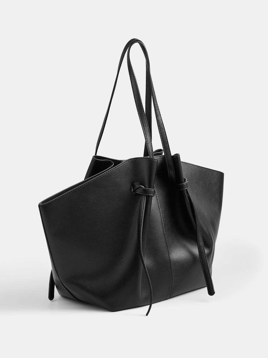 Women's Tote Bag with Knot Tie Detail | Large