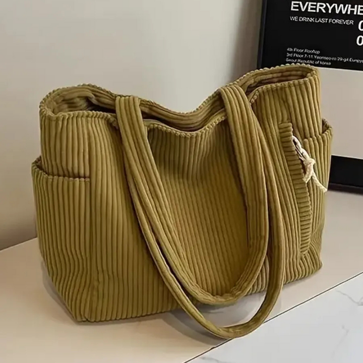 Women's Tote Bag with Side Pockets | Shoulder Bag