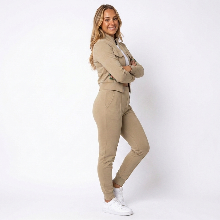 Women's Tracksuit with Zip Up Top & Joggers | Matching Set
