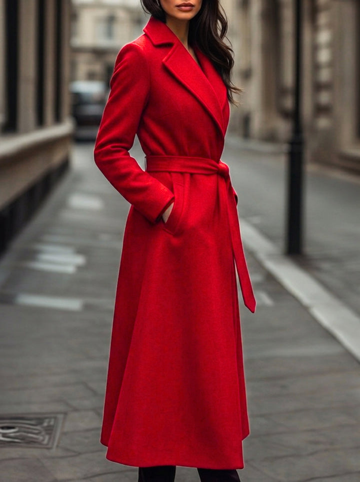 Women's Trench Coat Long | Belted