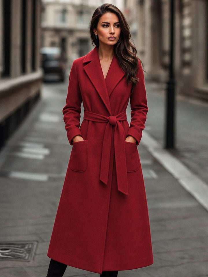 Women's Trench Coat Long | Belted