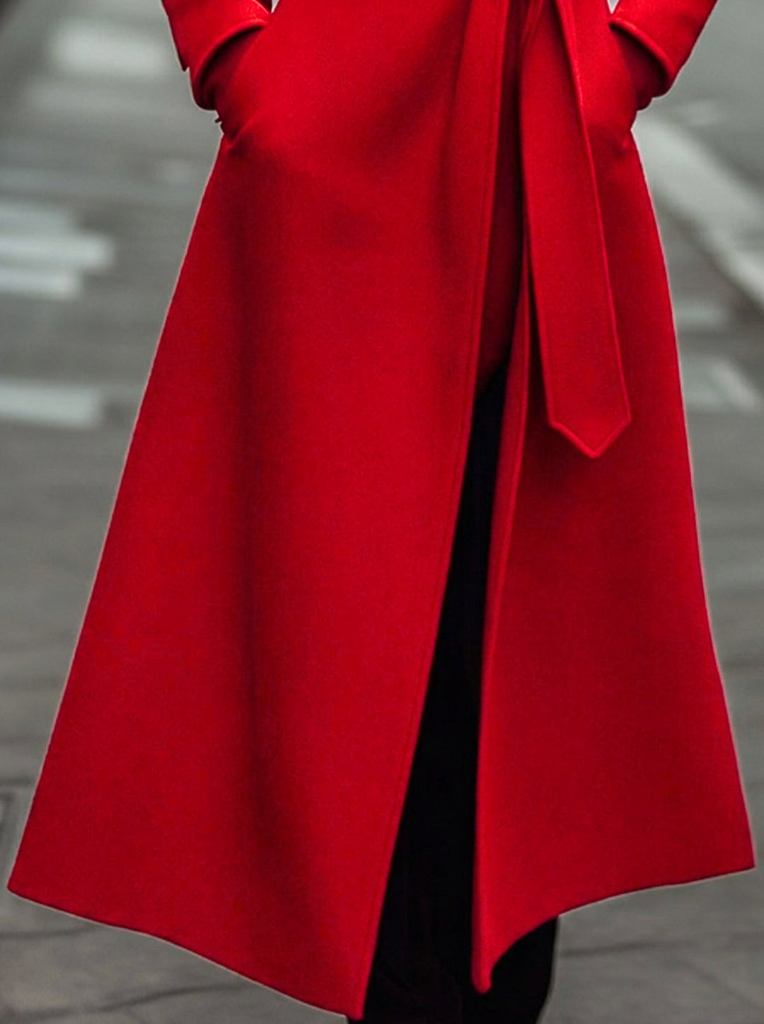 Women's Trench Coat Long | Belted