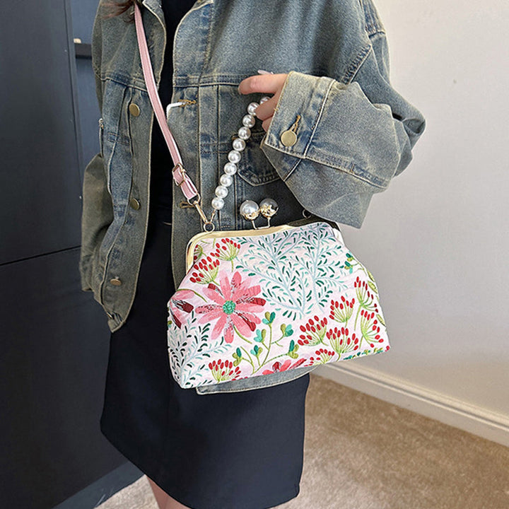 Women's Vintage Style Handbags with Floral Print | Crossbody