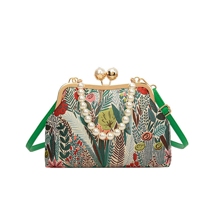 Women's Vintage Style Handbags with Floral Print | Crossbody