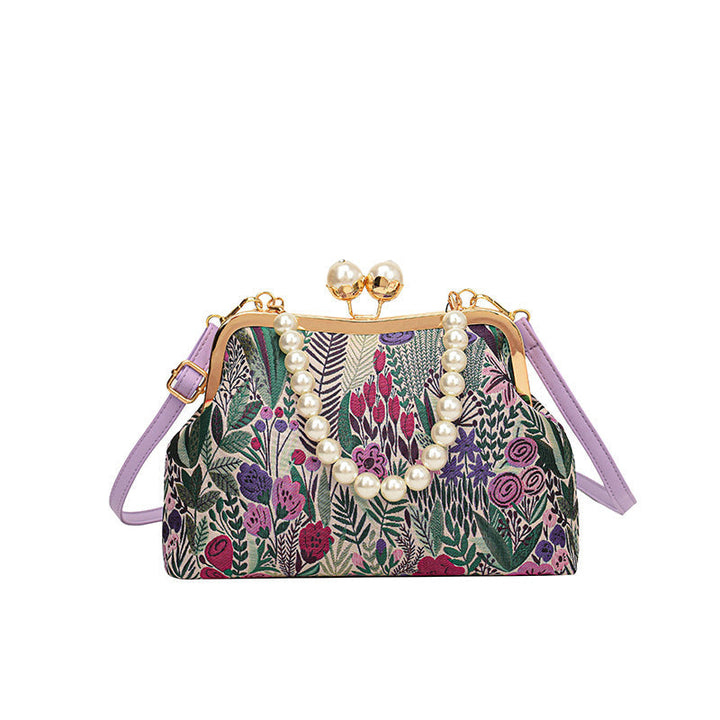 Women's Vintage Style Handbags with Floral Print | Crossbody