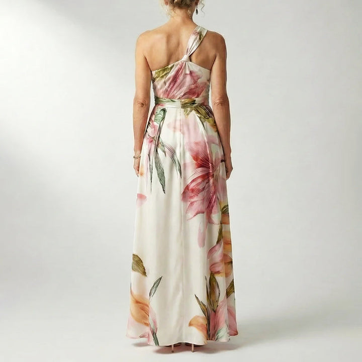 Women's Wedding Guest Dress with Floral Design | Maxi