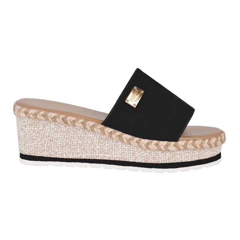 Women’s Wedges Slip On with Espadrille Sole & Open Toe | Summer