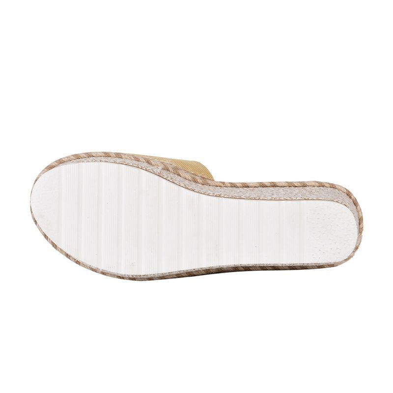 Women’s Wedges Slip On with Espadrille Sole & Open Toe | Summer