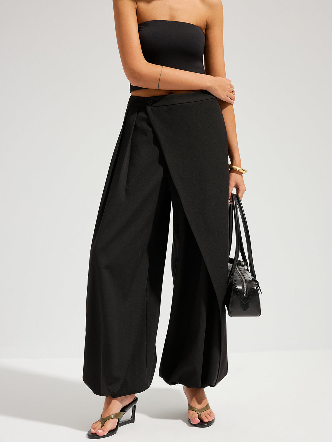Women's Wide-Leg Pants High-Waisted | Balloon