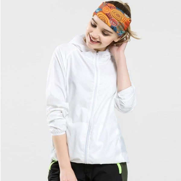 Women's Windbreaker with Hood & Pockets | Elastic Cuffs