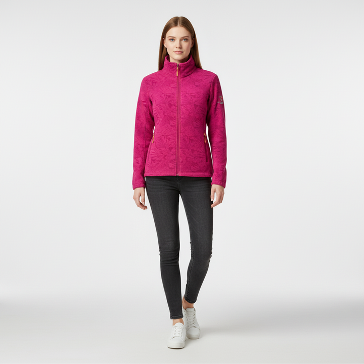 Women's Winter Jacket with Stand Collar | Zip Up