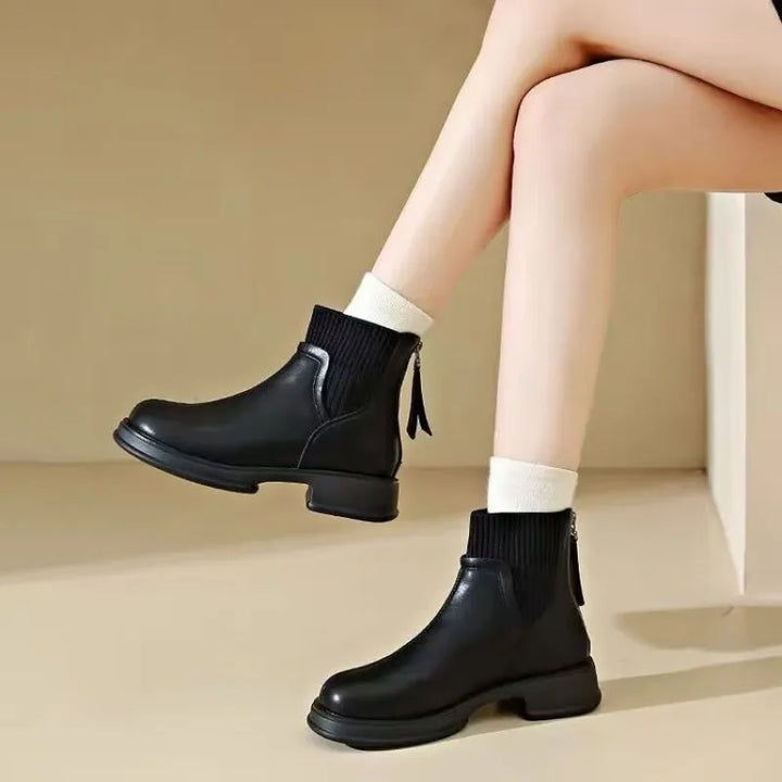 Women's Work Boots Ankle Zip | Closed Toe