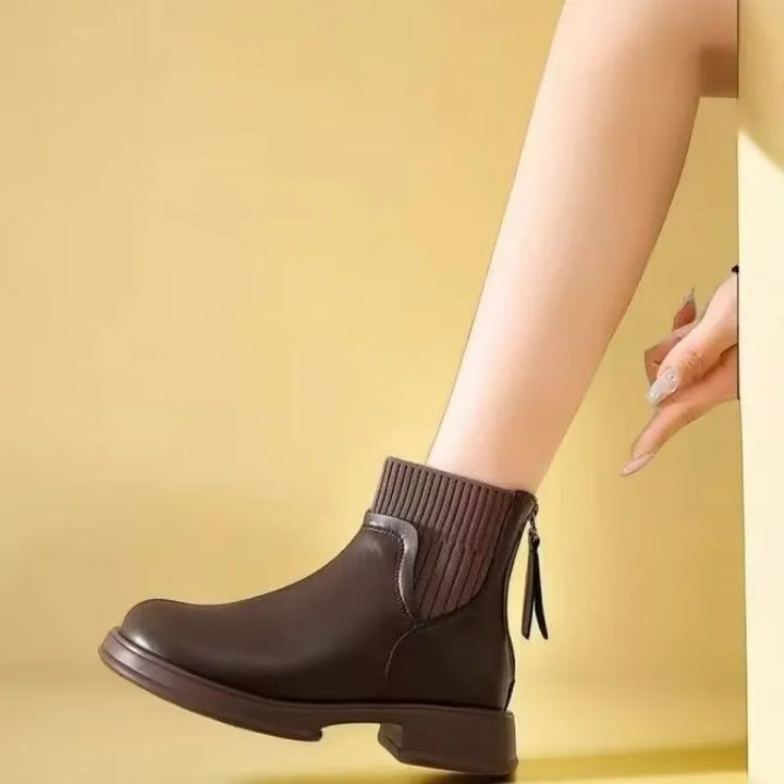 Women's Work Boots Ankle Zip | Closed Toe
