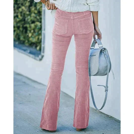 Women's Work Pants High-Waisted | Flared
