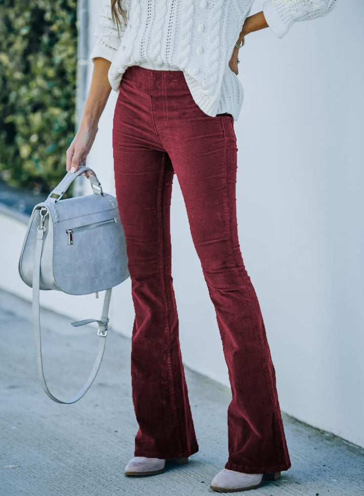 Women's Work Pants High-Waisted | Flared