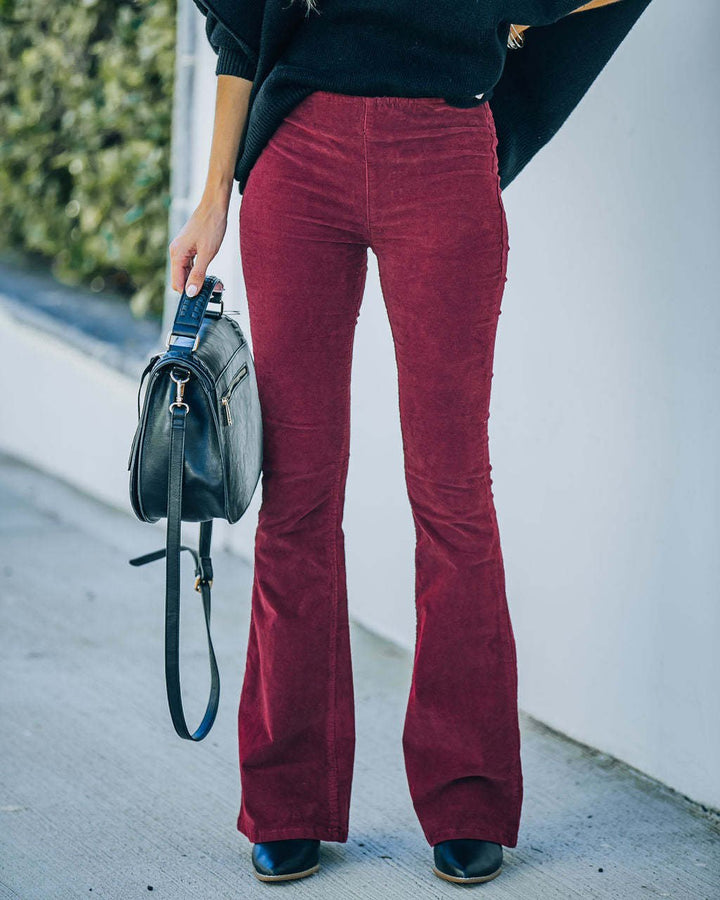 Women's Work Pants High-Waisted | Flared