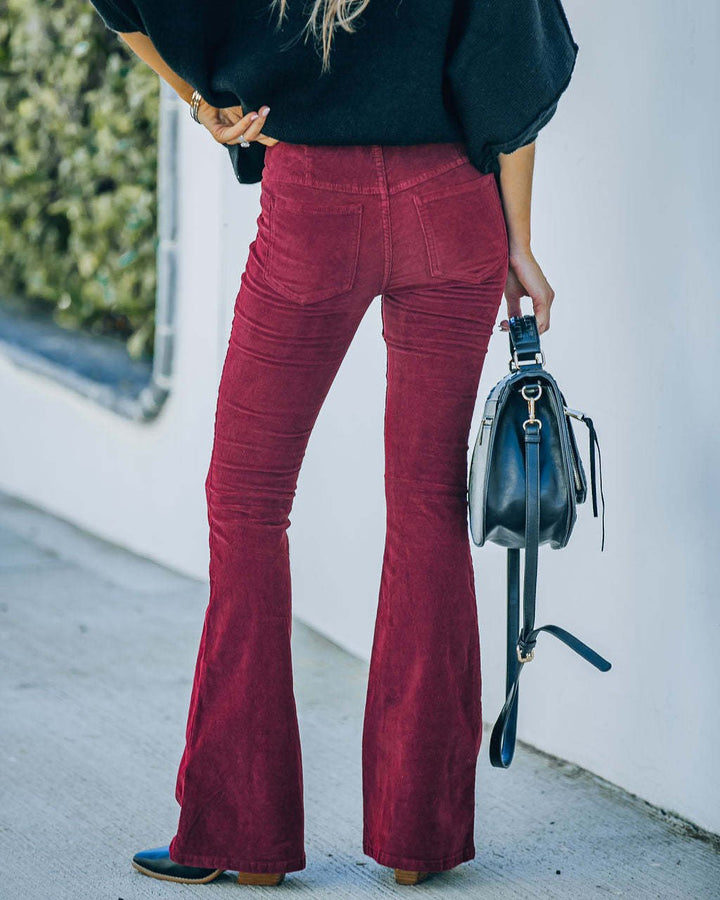 Women's Work Pants High-Waisted | Flared
