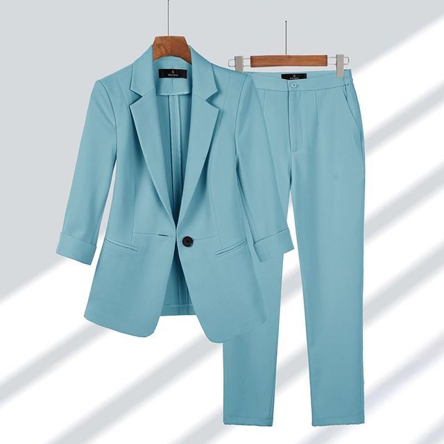 Women's Workwear Blazer & Trouser Set | Two Piece