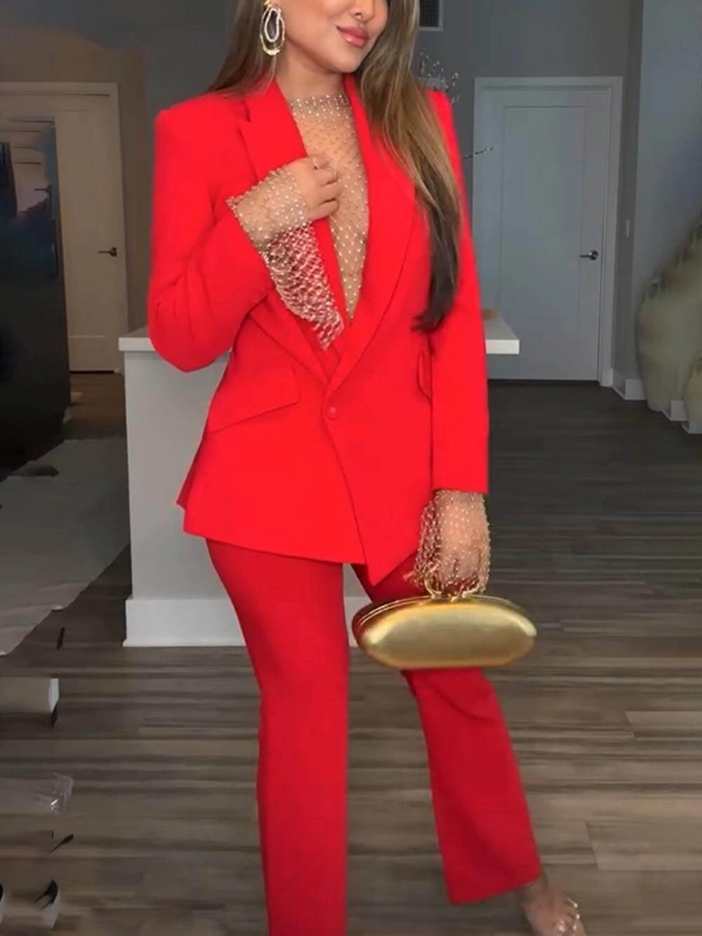 Women's Workwear Two Piece Set Blazer & Trouser Co-ord | Formal