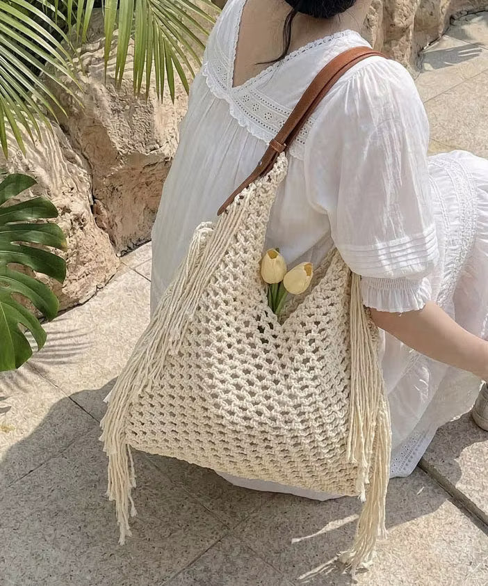 Women's Woven Beach Bag Slouchy | Shoulder