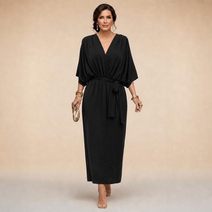 Women's Wrap Dress for Wedding Guest | Tie Waist