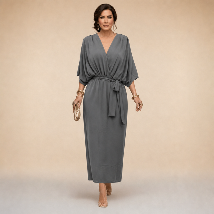 Women's Wrap Dress for Wedding Guest | Tie Waist