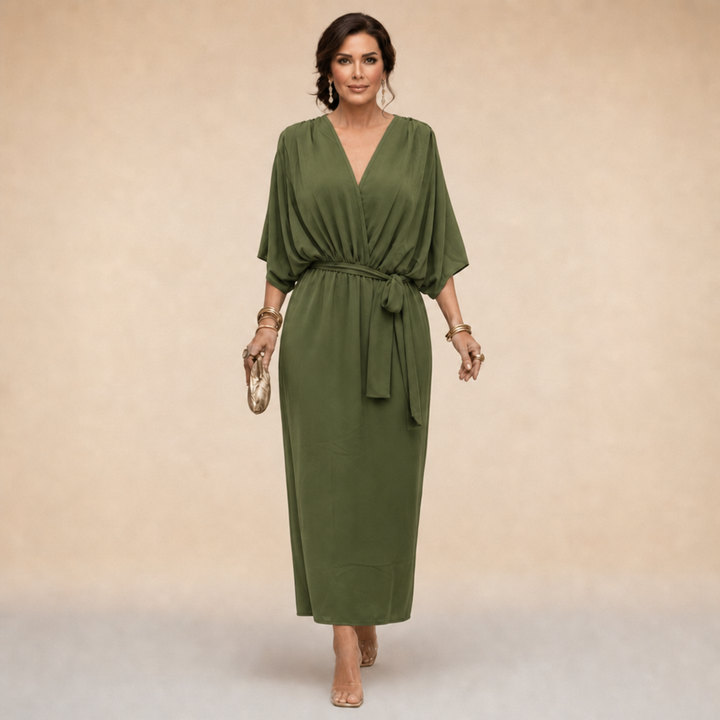 Women's Wrap Dress for Wedding Guest | Tie Waist